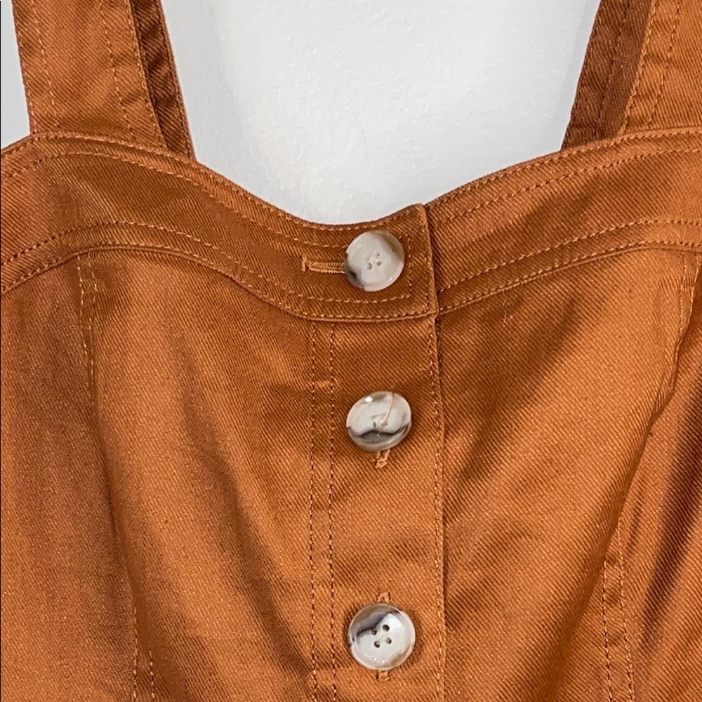 Banana Republic Brown Crop Bustier Tank Top Size 4P #275 🏷️ - Picture 4 of 7